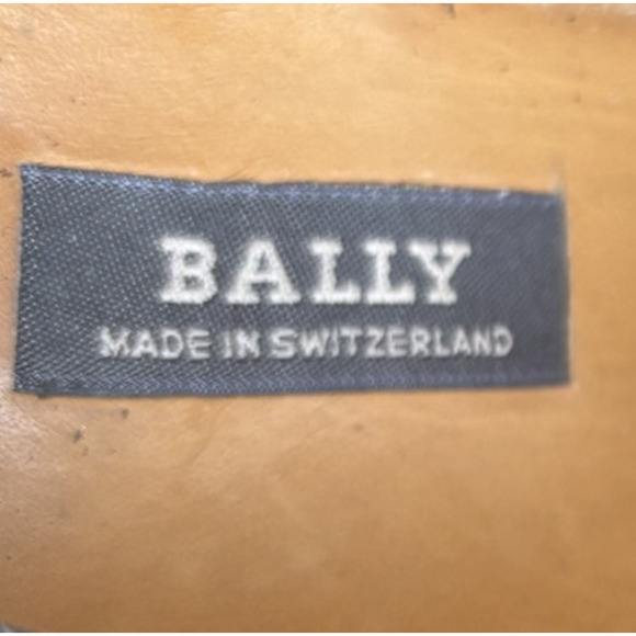 Bally Men’s US 9.5 F Black Leather Lace-up Oxford Cap Toe Dress Shoes Preppy EUC - Picture 2 of 9